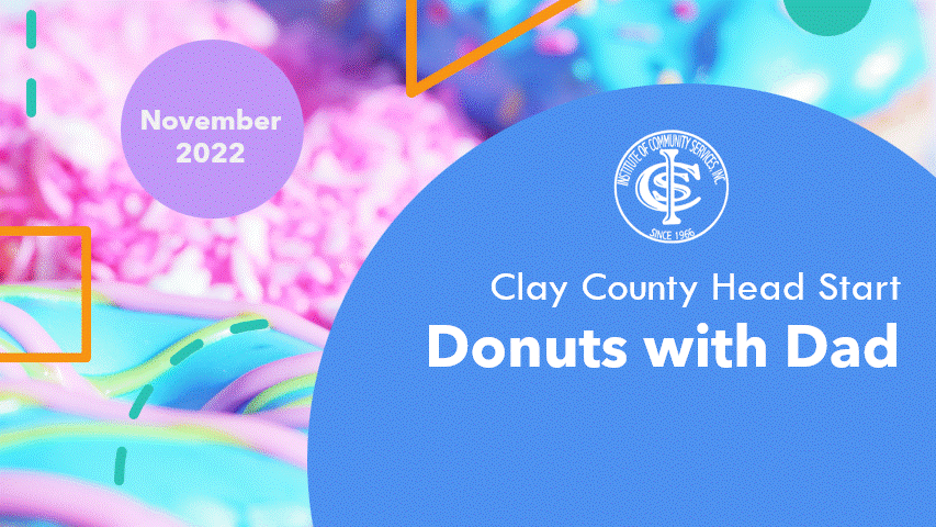 Clay County donuts with Dad